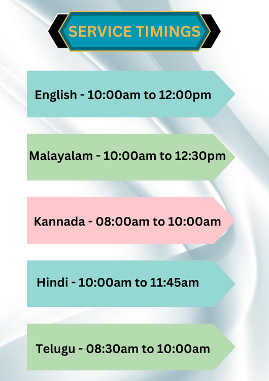 Gilgal AG Church Service Timings